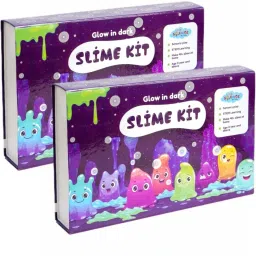 82 Pieces Ultimate Slime Making Kit for Kids Combo Pack of 2 - Glow in Dark-image-8