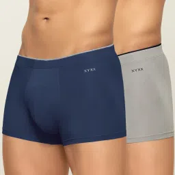 Pack of 2 Underwear Uno Intellisoft Micro Modal Solid Men Trunk-8