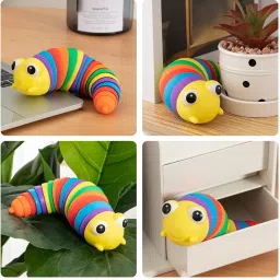 countrylink Slug Flexible Relieving Stress Smooth Feel Realist And Fun Fidget Toy image 2