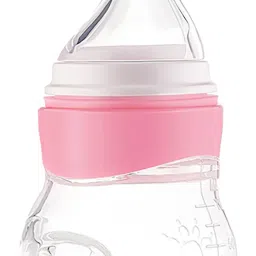 Silicone Feeding Bottle for Newborn, Anti-Colic Bottle for Fruit, Medicine, Rice, Ragi, 70 ml Tongs-image-16