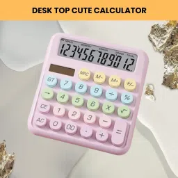 Desktop Calculator, 12-Digit Large LCD and Large Buttons for Office, Homes E315 Basic Calculator-picture-14