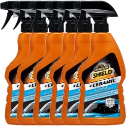 Shield + Ceramic Glass Treatment brings visibility and clarity (Pack of 6) Combo-14