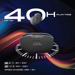 jbl Wave Buds 2 ANC Earbuds with BTv5.3,Multi Connect,Fast Charge,40H runtime,4 Mics Bluetooth Headset image 5