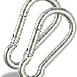 Snap Hook Lock for Climbing, Snap Hook for Rope, Outdoor Sports (Pack of 2) Locking Carabiner-image-29