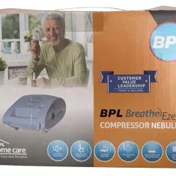 BPL Breath Ezee N5 Low Noise Compressor Nebuliser Machine Kit with thermometer Nebulizer image 4