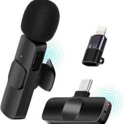 K8 Microphone for Type C Mobiles and iOS Mic for Recording Reels Podcast Insta Youtube Wireless Microphone-image-98