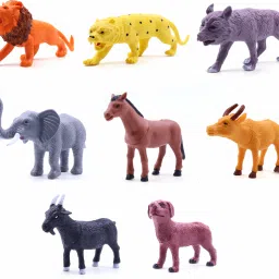 Realistic Wild & Farm Animal Set for Kids-image-43