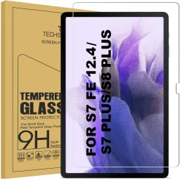 TECHSHIELD Screen Guard for Samsung Galaxy Tab S10 Plus/ S9 Plus/S9 FE Plus/S7 FE 5G/S8 Plus/S7Plus 12.4''-13