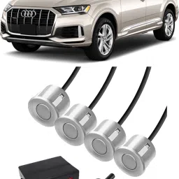 VS21 Silver Car Reverse Parking Sensor with LED Display 4 Sensor V21 Parking Sensor-image-0