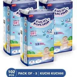 Premium super soft baby diaper with a 3D bubble top (Pack of 3) - M-picture-14