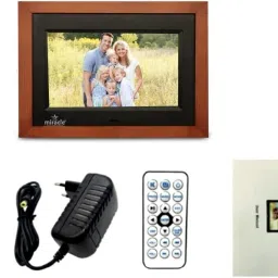 7" IPS Wooden Dark Digital Photo Frame with Slideshow, Video & Audio Support 7 inch Digital Picture Frame, 2GB RAM 180°Wide Angle Viewing, HD IPS Screen-picture-25