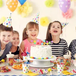 local vocal zone CAKE STAND TABLE with Cake Decorating Revolving Turntable and White divinext Round Rotating Revolving Cake Sugarcraft Turntable Decorating Stand Platform cake table Plastic Cake Server image 5