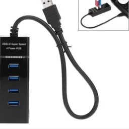 BSVR Portable Mini USB HUB 4 Port SuperSpeed 3.0 Led Indication For Laptop, PC _124 USB HUB 4 PORT_80 USB Hub-picture-0