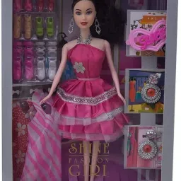 Shine Dolls for Girl’s Surprise Moveable Doll Set with Beautiful Accessories-T27-picture-38