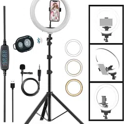 Sr Plaza Trypods Ringlight Selfe Remote Mic combo Tripod-23