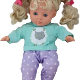 lucky girl with Movable Hands and Legs Without Battery RANDOM COLOUR DRESS-12