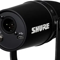 shure MV7 USB Podcast Microphone Podcasting, Recording, Live Streaming & Gaming, Built-in Headphone Output, All Metal USB / XLR Dynamic Mic, Voice-Isolating Technology, TeamSpeak Certified - Black Microphone image 4