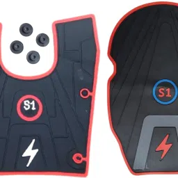 Rubber Floor Mat & Dicky Mat Combo Compatible For S1X Gen1 & 2 | Pack Of 2 Ola S1 Air Two Wheeler Mat-image-30