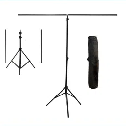 PICPRO 6ft x 6ft Mini T-Stand Support for Background Photography & Videography Tripod Kit image 4