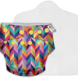 Reusable and Washable Cloth Diapers for babies Freesize New Version- Colour Pop-2