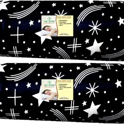 Round Microfibre Abstract Bolster Pack of 2-17