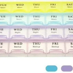 4 weeks Pill Medicine Organizer Reminder Storage Box For 28 Days or 4 Weeks Pill Box-image-49