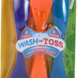 Toddler fork & Spoon for your baby - BPA Free Plastic-image-36