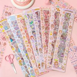 8 inch KAWAII CUTE ANIMI STICKERS FOR DIY CRAFT CARTOON STICKERS Self Adhesive Sticker-image-35