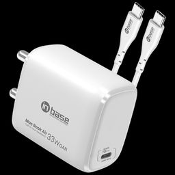 in base Ether P331 33W Type C Warp Charger (Type C to Type C Cable, Short Circuit Protection, White)-19