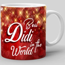 "Best Didi in World"Best Gift for Sister|RakshaBandha|HappyBirthday|Printed Ceramic Coffee Mug-image-45