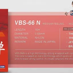 victor VBS-66N Professional Badminton String- Pack of 2, 0.66 Badminton String - 10 m image 3