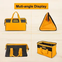 TOOLS MASTER INGCO TOOL BAG 16" WITH NUMBER OF POCKETS FOR TOOLS 14 BEST QUALITY Polyester Tool Bag image 5