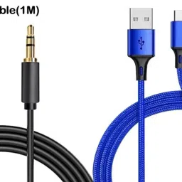 POZUB Nylon Braided Fast Charging Cable Compatible with Type-C,Android,iOS+Aux Cable Charging Pad-picture-25