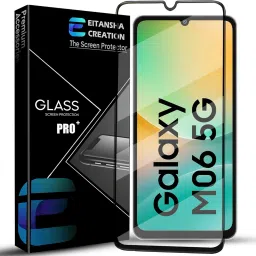 EITANSHA CREATION Edge To Edge Tempered Glass for Samsung Galaxy M06 5G, Samsung Galaxy M06-picture-2
