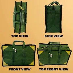 giriraj canvas hub Royal 25 No. with 2 pockets Canvas Tool Bag image 4