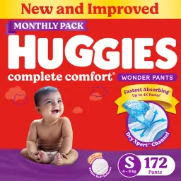 Complete Comfort Wonder Pants, India's Fastest Absorbing Diaper | - S-27
