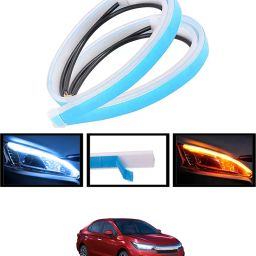 Waterproof New Design Universal Audi Strip Yellow & White Light For Car-58 Car Fancy Lights-image-64