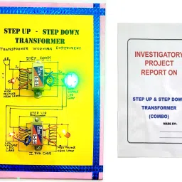 Step up and Step Down Transformer Working Project Model and Science Teaching Aid Educational Electronic Hobby Kit-34