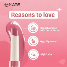 mars Click Stix Gloss Lip Balm High Pigmented | Ultra-Glossy Finish | Non-Sticky image 4