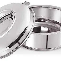 NBC Stainless Steel Double Insulated Hot Pot 2.5 Liter Cook and Serve Casserole-28
