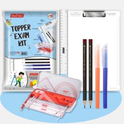 Topper Exam Kit-Exam Board | 30 cm Scale | 2 Pencils | 2 Pens | Geometry Box-image-72