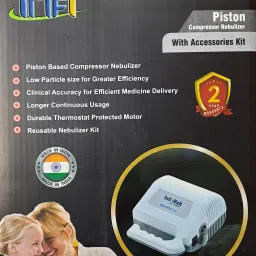INFI COMPACTO PISTON COMPRESSOR NEBULIZER WITH ACCESSORIES KIT ( MADE IN INDIA ) Nebulizer image 2