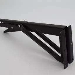rab FOLD BKT MS, Down Table or fold Down Racks (Brown, Size:-12",300MM, 4 Set) 5 Shelf Bracket image 3