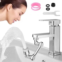 1080° Stainless Steel Two Gear Extension Faucet Aerator Universal Faucet Arm-37