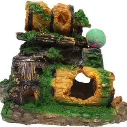 Underwater Drums of Heaven Aquarium Toy for Fish Tank 18 X 18 X 11 cm Laterite Unplanted Substrate-image-4
