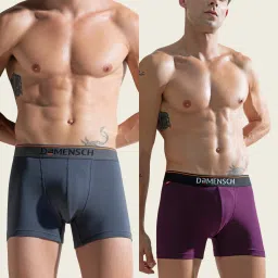 Pack of 2 Deo-Cotton Deodorizing Anti-Bacterial Solid Men Trunk-picture-22