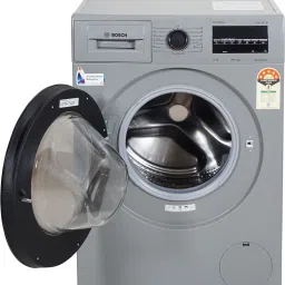 bosch 7.5 kg Fully Automatic Front Load with In-built Heater Silver image 3