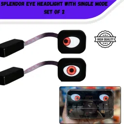 SR3 Headlight Red Devil Eye Light Set of 2 Headlight Motorbike LED Interior Light Motorbike LED (12 V, 5 W)-image-5