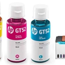 HP ORIGINAL INK BOTTLE FOR HP 529 SMART TANK ALL IN ONE PRINTER FOUR COLOR COMBO Black + Tri Color Combo Pack Ink Bottle-image-98