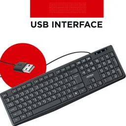 Intex IT-KB333/Corona G Wired USB Standard Multi-device Keyboard image 3